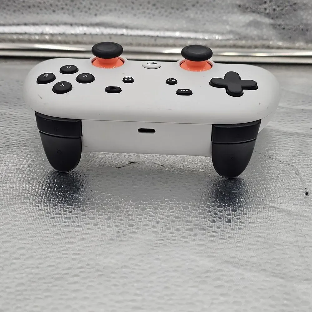 Google Stadia H2B White Bluetooth Premier Edition Controller w/ Type C Cable